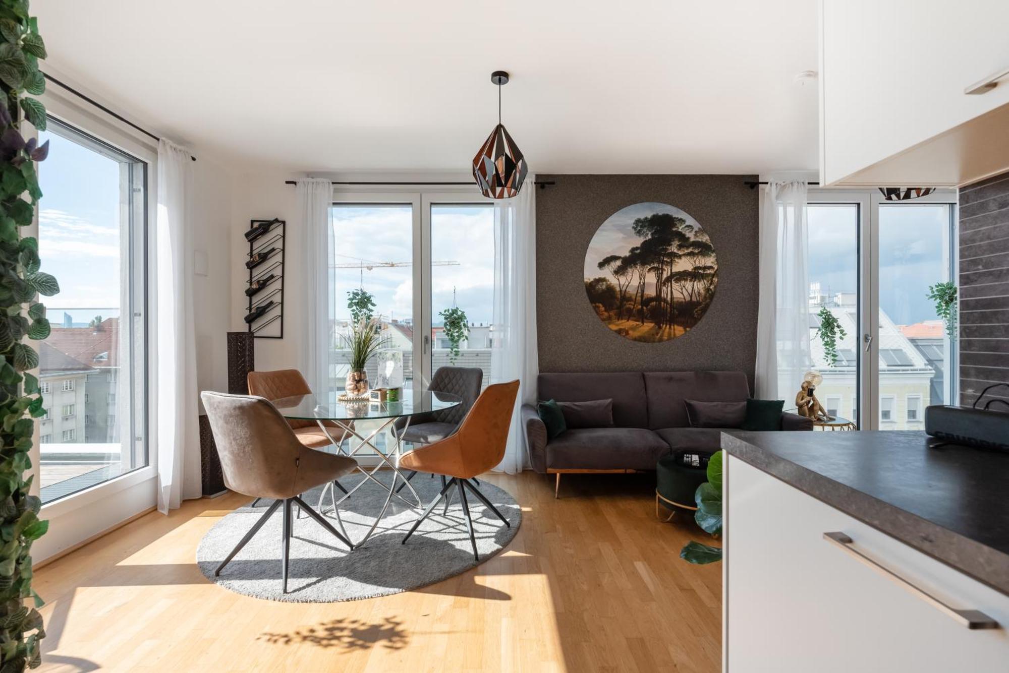 וינה Apartment Mit Traumhafter Dachterrasse & Weitblick מראה חיצוני תמונה