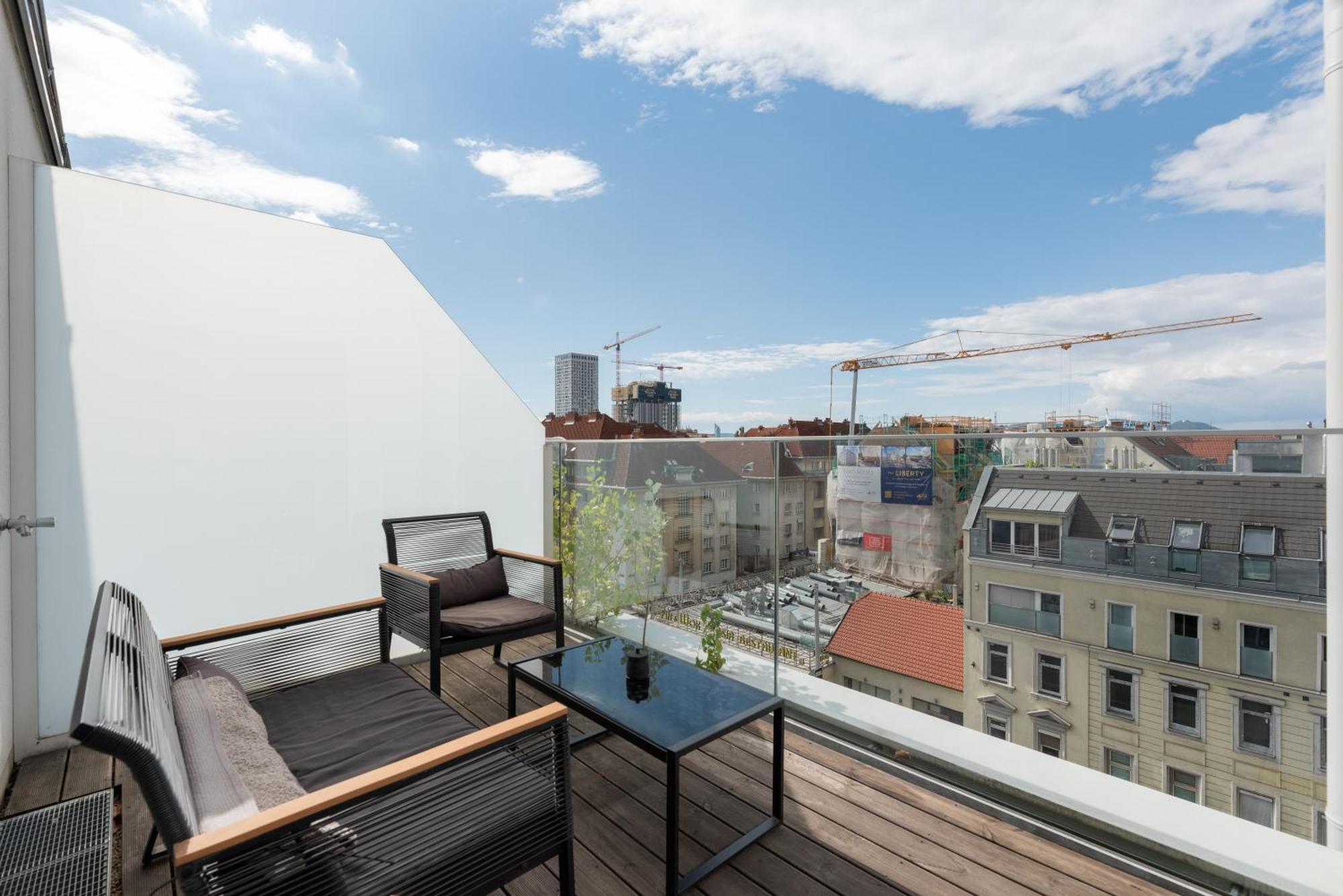 וינה Apartment Mit Traumhafter Dachterrasse & Weitblick מראה חיצוני תמונה